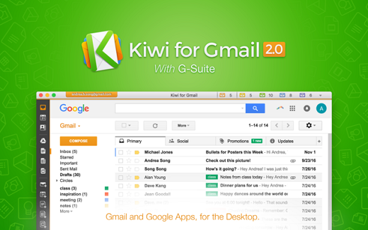 when will kiwi for gmail be updated