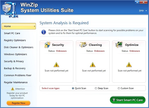 WinZip System Utilities Suite 4.0.3.4  (x64) Multilingual Dx9HJvPEN